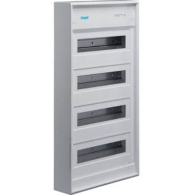   Hager  VA48CN    Switchboard cabinet  Surface-mount  No. of partitions = 48  No. of rows = 4  Content 1 pc(s)