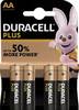 Duracell Plus Power LR06 AA battery Alkali-manganese 1.5 V 4 pc(s)