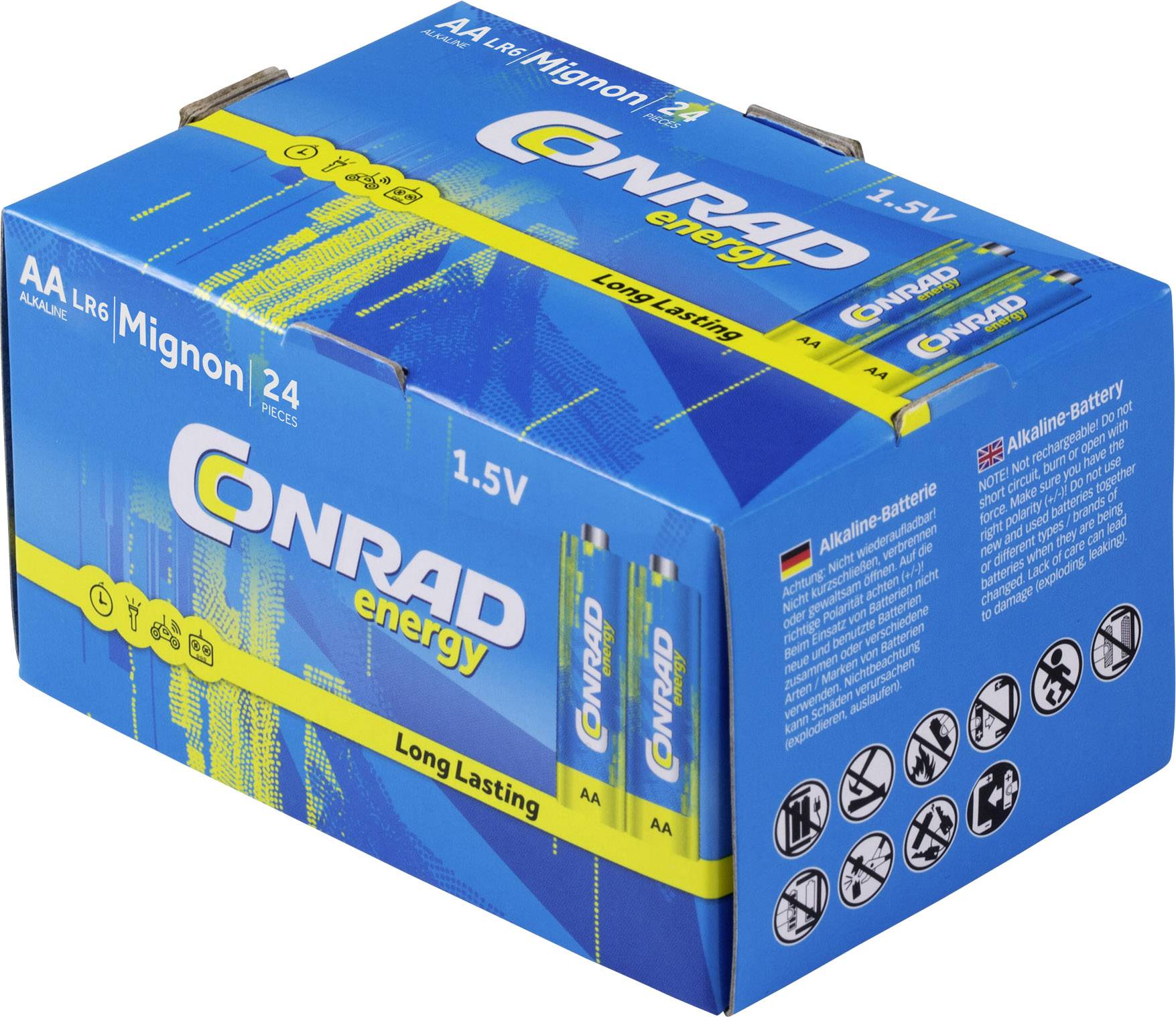 Conrad energy LR06 AA battery Alkali-manganese 1.5 V 24 pc(s)