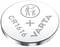 'VARTA CR1616' battery, silver, round, with a plus sign. Child safety symbol on top.