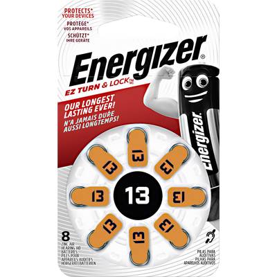 Energizer Button cell ZA 13 1.4 V 8 pc(s) 280 mAh Zinc air Hearing Aid PR48