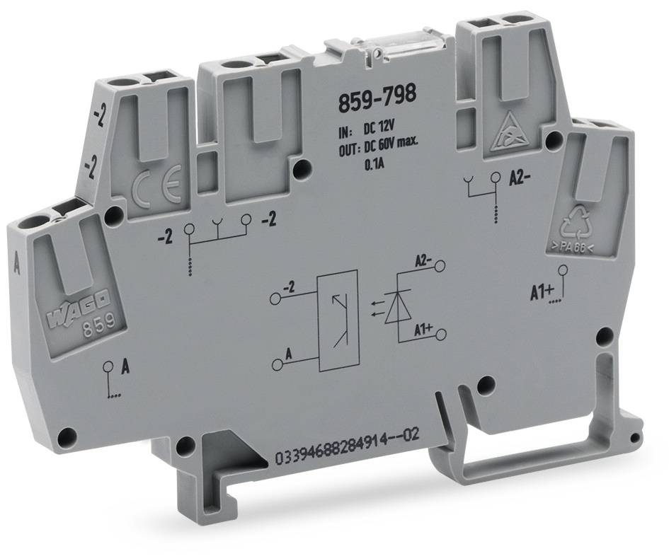 WAGO Optocoupler relay 859-722 25 pc(s)