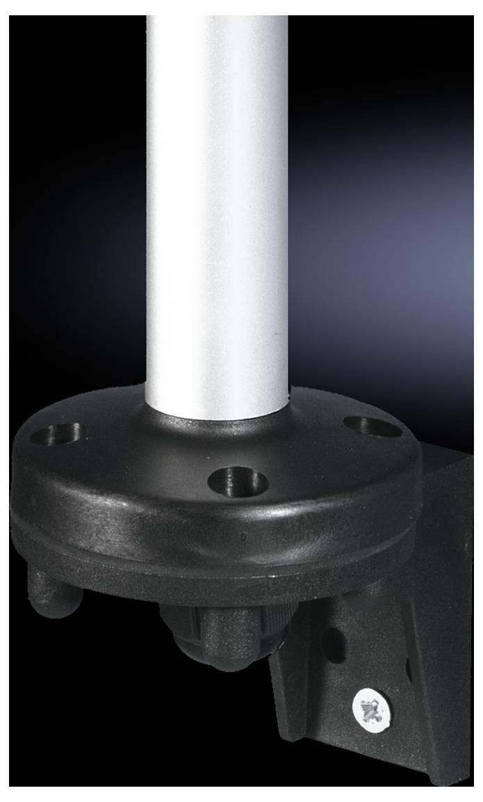 Metal and plastic mounting apparatus, showing fixing details and installation options for industrial applications.