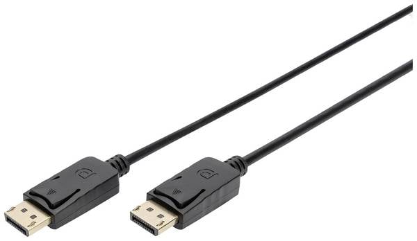 Digitus DisplayPort Cable DisplayPort plug, DisplayPort plug 3.00 m Black AK-340103-030-S  DisplayPort cable