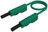 Hirschmann Test & Measurement MLB 100/1 V gn Test lead Banana jack 4 mm Banana jack 4 mm 1.00 m Green 1 pc(s)