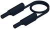 Hirschmann Test & Measurement MLS SIL WS 200/1 Safety test lead Banana jack 4 mm Banana jack 4 mm 2.00 m Black 1 pc(s)