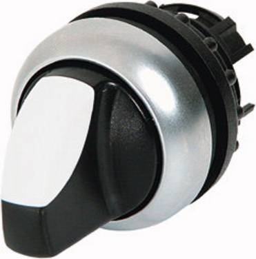 Eaton 216872 M22-WRK3 Selector button Front ring (PVC) Toggle Black 2 x 60 ° 1 pc(s) Piece