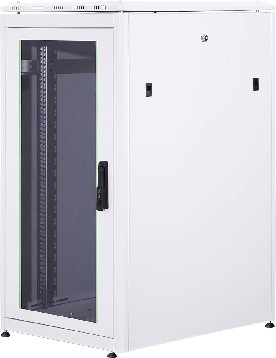 Digitus DN-19 22u-6/8-1 19" server rack cabinet (W x H x D) 600 x 1164 x 800 mm 22 U Grey-white (RAL 7035)