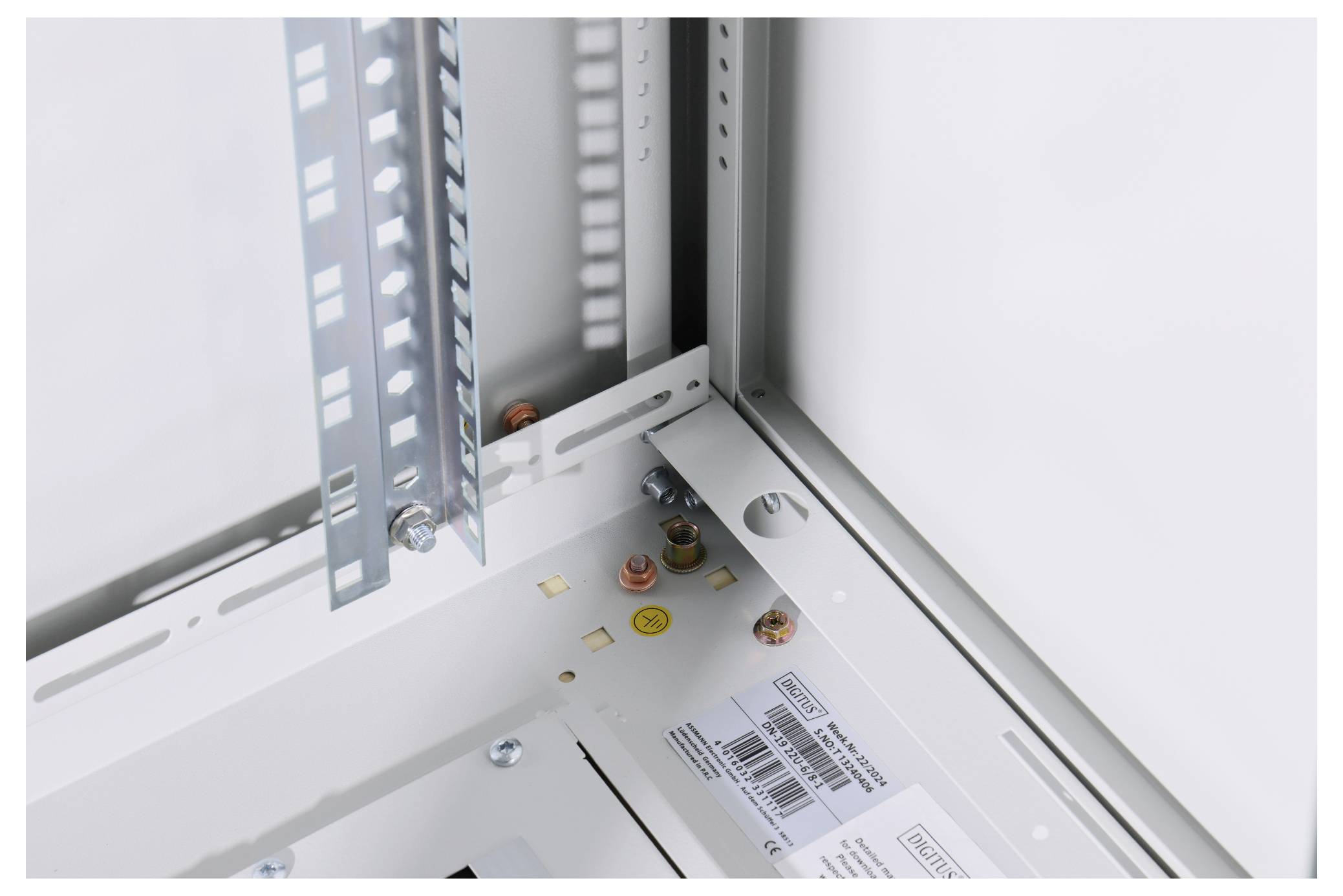 Digitus DN-19 22u-6/8-1 19" server rack cabinet (W x H x D) 600 x 1164 x 800 mm 22 U Grey-white (RAL 7035)