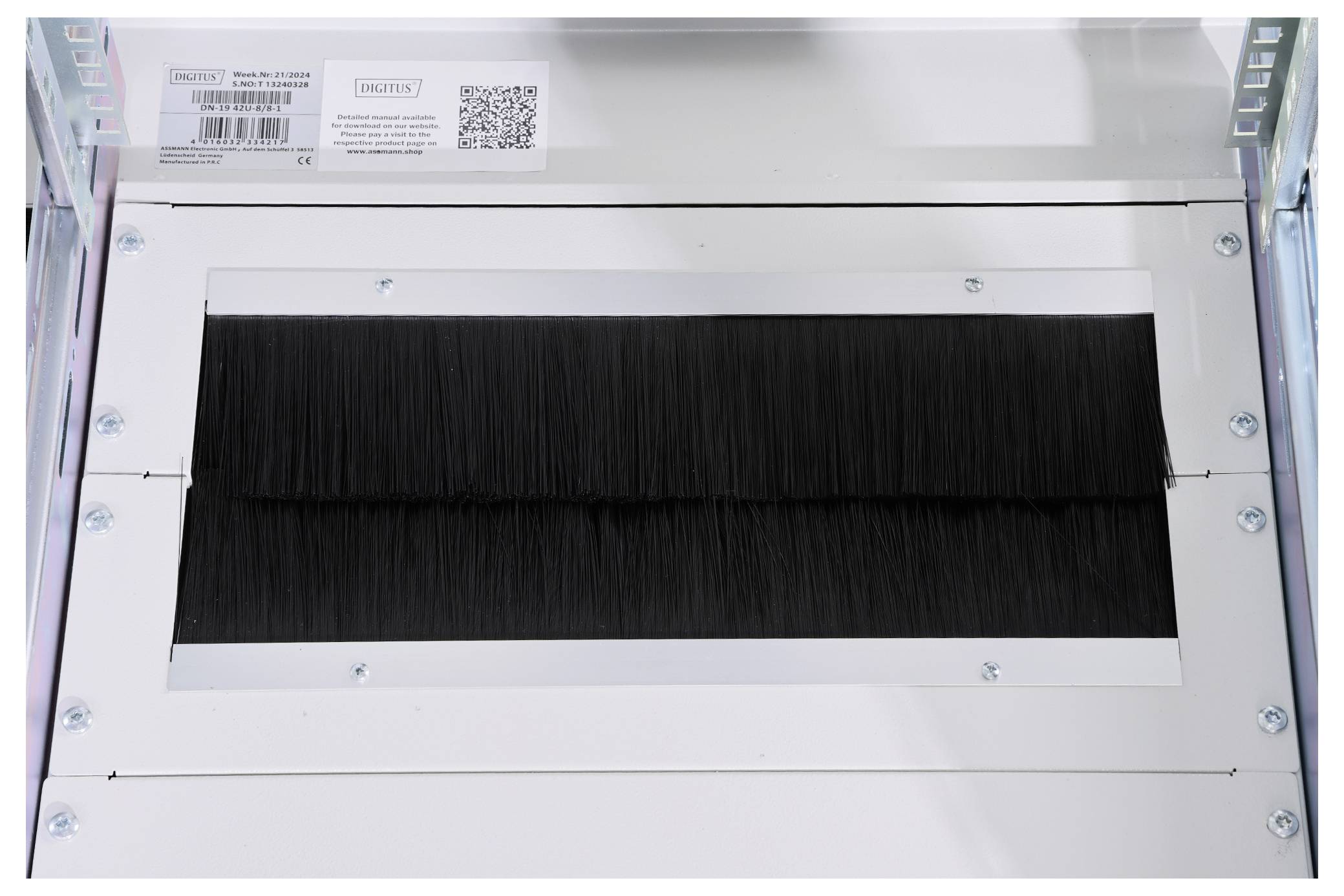 Digitus DN-19 42u-8/8-1 19" server rack cabinet (W x H x D) 800 x 2053 x 800 mm 42 U Grey-white (RAL 7035)