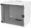 Digitus DN-19 07U-S-1 19" wall cabinet (W x H x D) 520 x 360 x 400 mm 7 U Grey-white (RAL 7035)