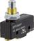 A black micro switch with the marking 'GPTCNH01', rated for 15A and 250VAC, with a metal shaft and thread.