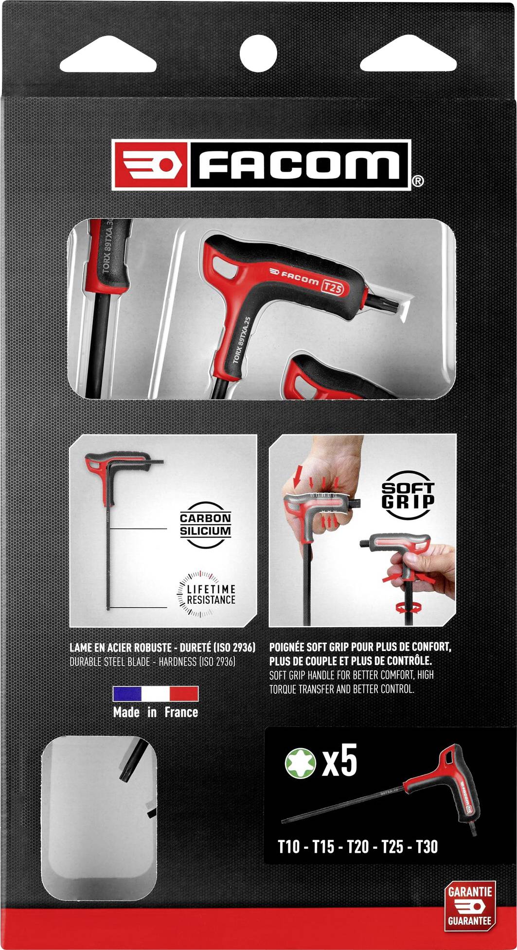 Facom Workshop Screwdriver set 5-piece Star