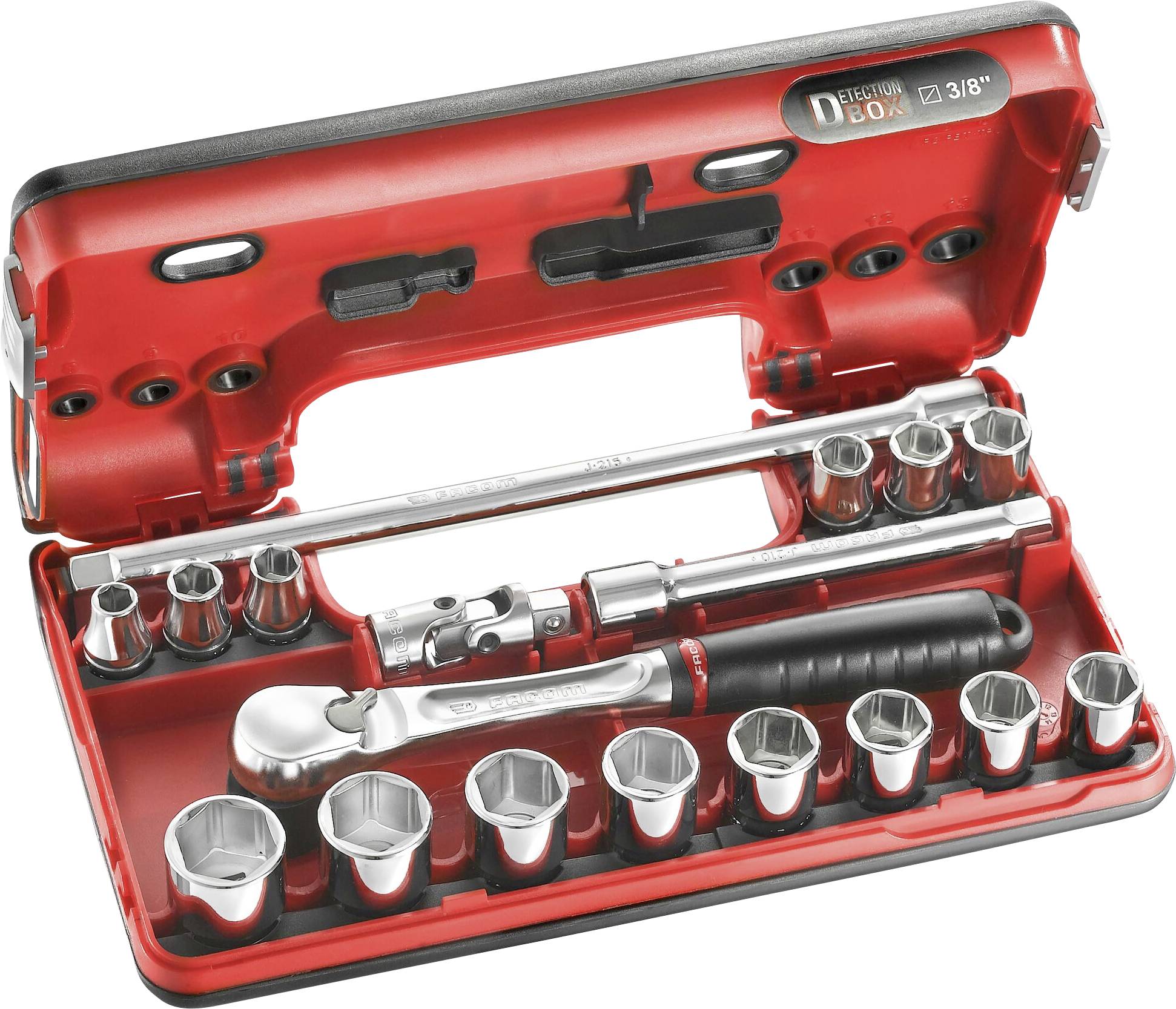 Facom Bit set Metric 3/8" (10 mm) 17-piece JL.DBOX1PB