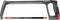 Metal saw with an ergonomic handle and a firmly clamped bi-metal saw blade, suitable for precise metal cutting.