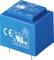 A blue electrical transformer with markings for primary voltage '230V' and output 'Sec6V 20VA.' It is a BLOCK brand transformer.