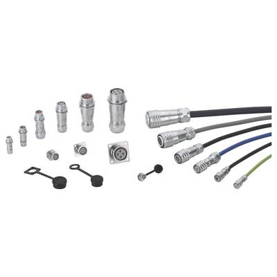 Weipu SF1210/P2 I Bullet connector Plug, straight Total number of pins: 2 Series (round connectors): SF12 1 pc(s)-3