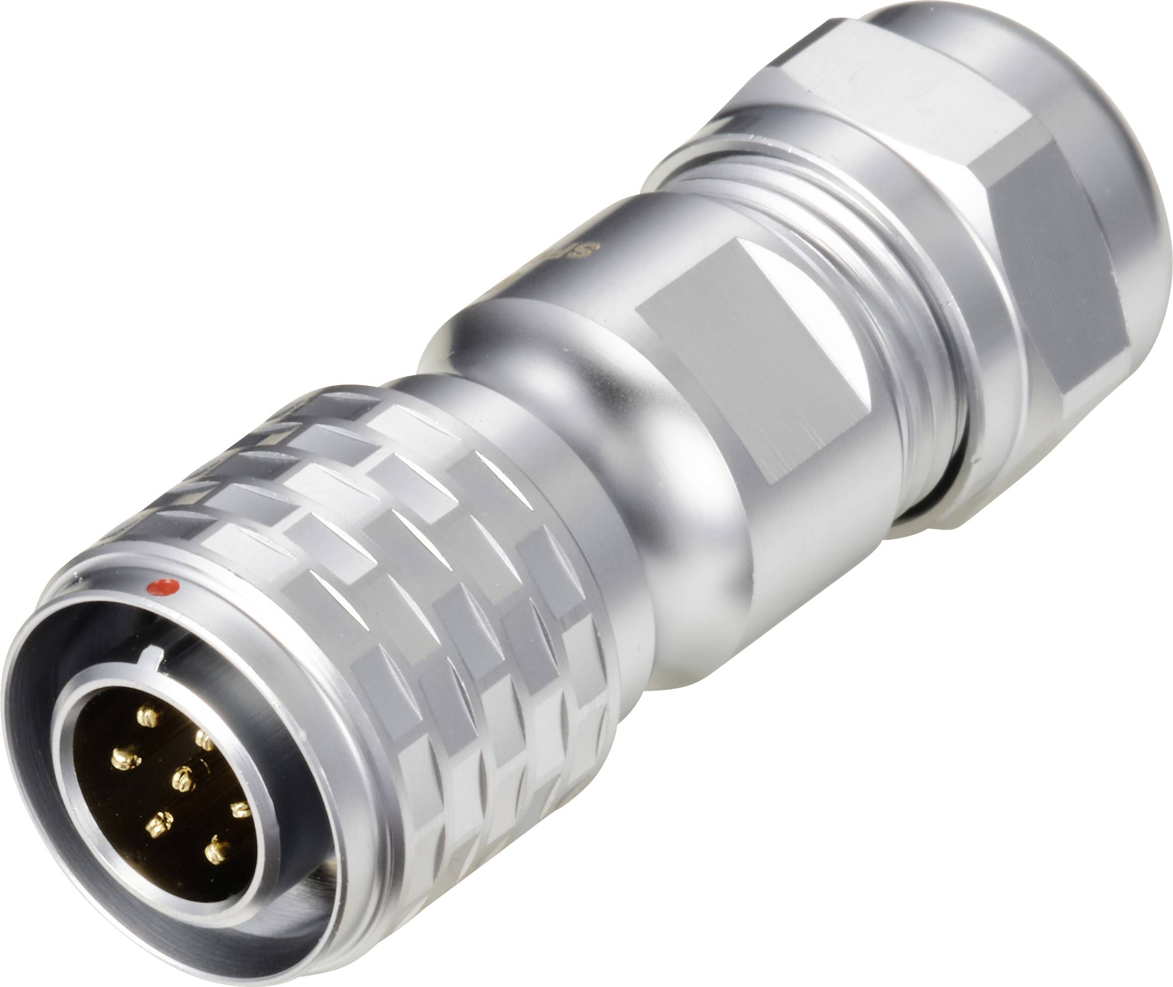 Weipu SF1210/P7 II Bullet connector Plug, straight Total number of pins: 7 Series (round connectors): SF12 1 pc(s)-0