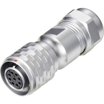 Weipu SF1210/S9 II Bullet connector Connector, straight Total number of pins: 9 Series (round connectors): SF12 1 pc(s)-0