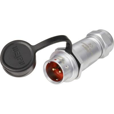 Weipu SF1211/P2 I Bullet connector Plug, straight Total number of pins: 2 Series (round connectors): SF12 1 pc(s)-0