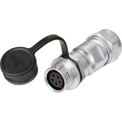 Weipu SF1211/S5 II Bullet connector Connector, straight Total number of pins: 5 Series (round connectors): SF12 1 pc(s)-0