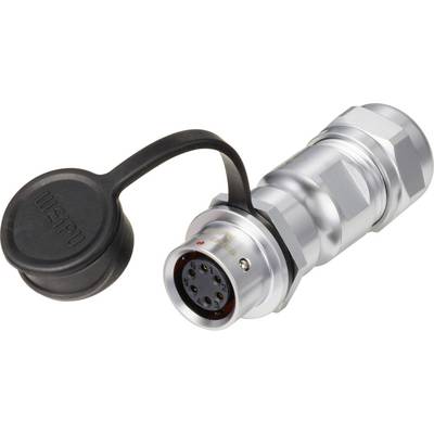 Weipu SF1211/S6 II Bullet connector Connector, straight Total number of pins: 6 Series (round connectors): SF12 1 pc(s)