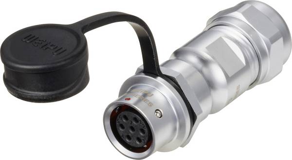Weipu SF1211/S7 II Bullet connector Connector, straight Total number of pins: 7 Series (round connectors): SF12 1 pc(s)