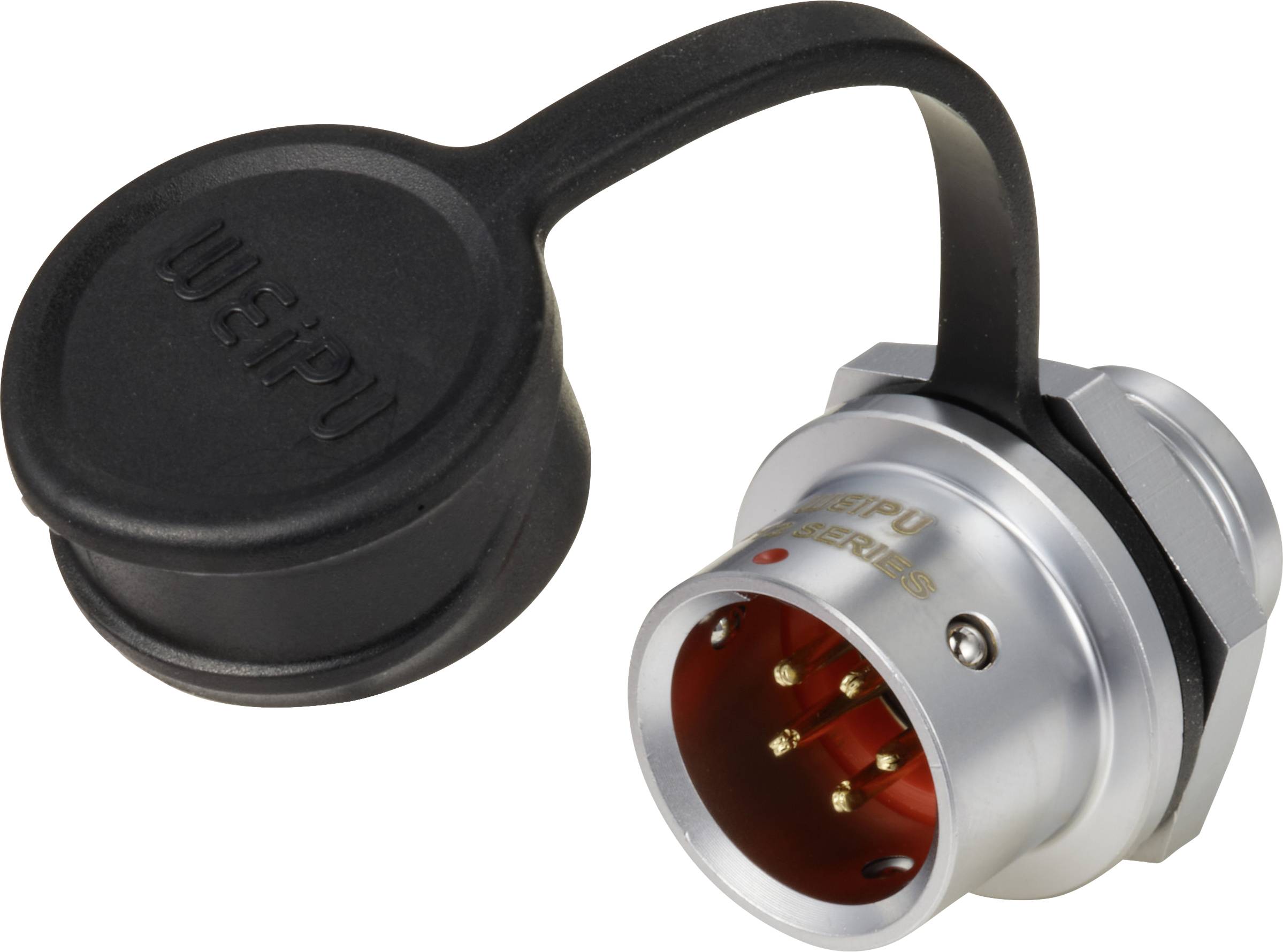 Weipu SF1212/P5 Bullet connector Plug, straight Total number of pins: 5 Series (round connectors): SF12 1 pc(s)-0