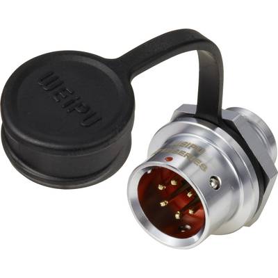 Weipu SF1212/P6 Bullet connector Plug, straight Total number of pins: 6 Series (round connectors): SF12 1 pc(s)-0
