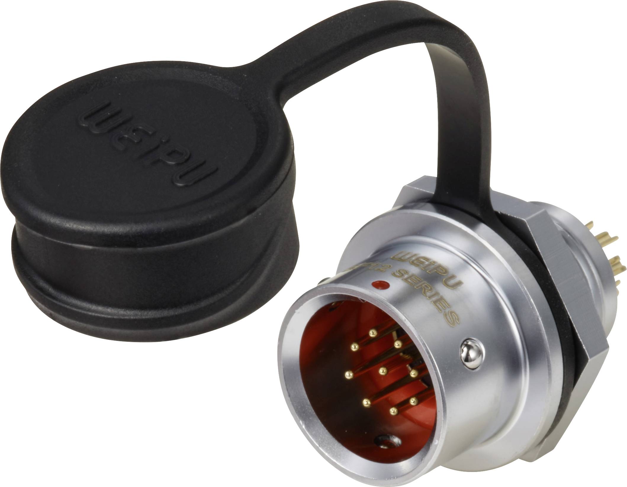 Weipu SF1212/P9 Bullet connector Plug, straight Total number of pins: 9 Series (round connectors): SF12 1 pc(s)-0