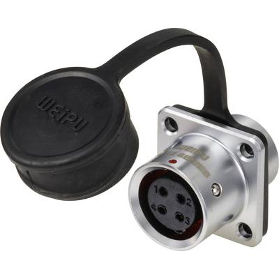 Weipu SF1213/S4 Bullet connector Connector, straight Total number of pins: 4 Series (round connectors): SF12 1 pc(s)-0
