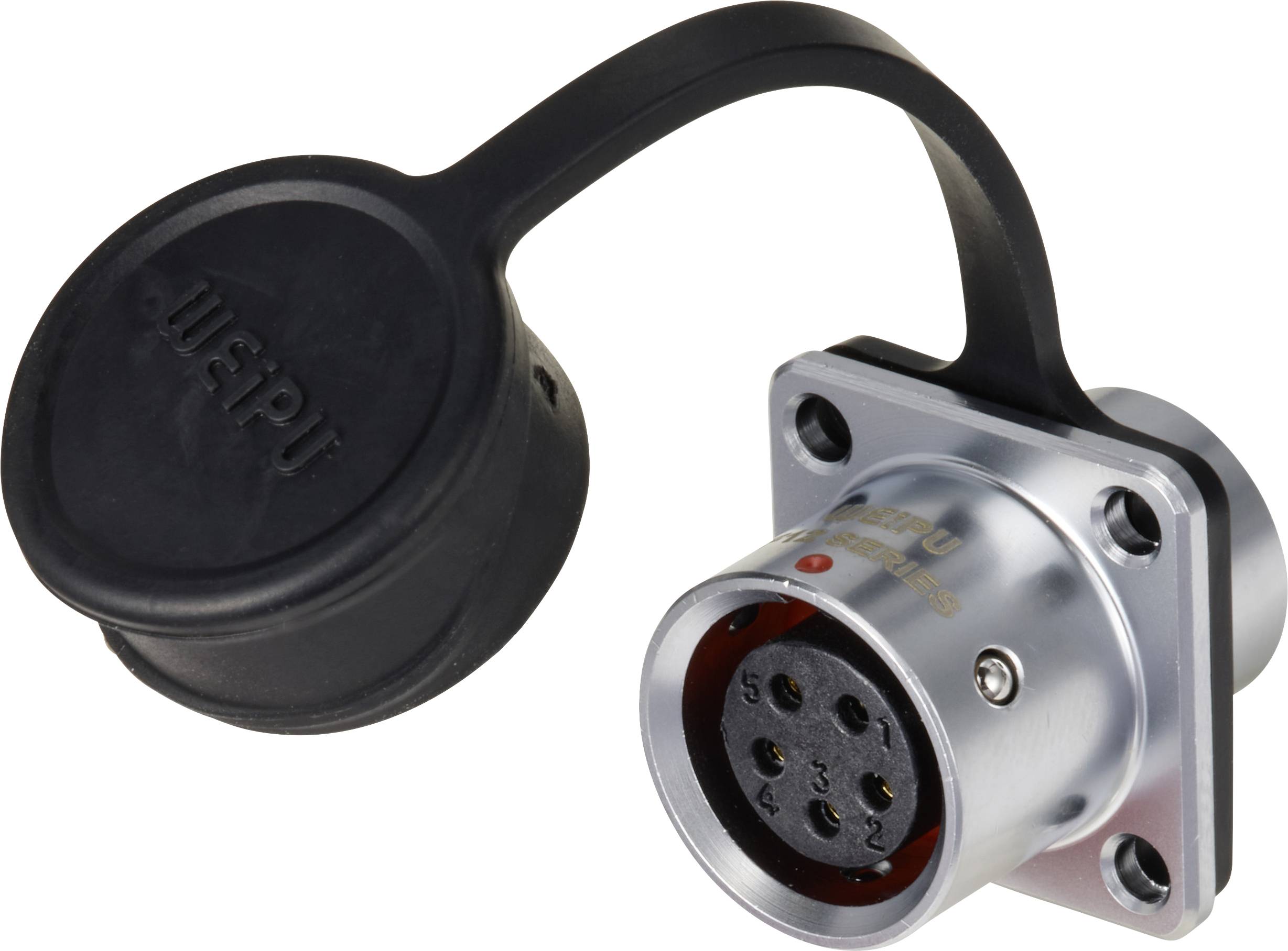 Weipu SF1213/S5 Bullet connector Connector, straight Total number of pins: 5 Series (round connectors): SF12 1 pc(s)-0