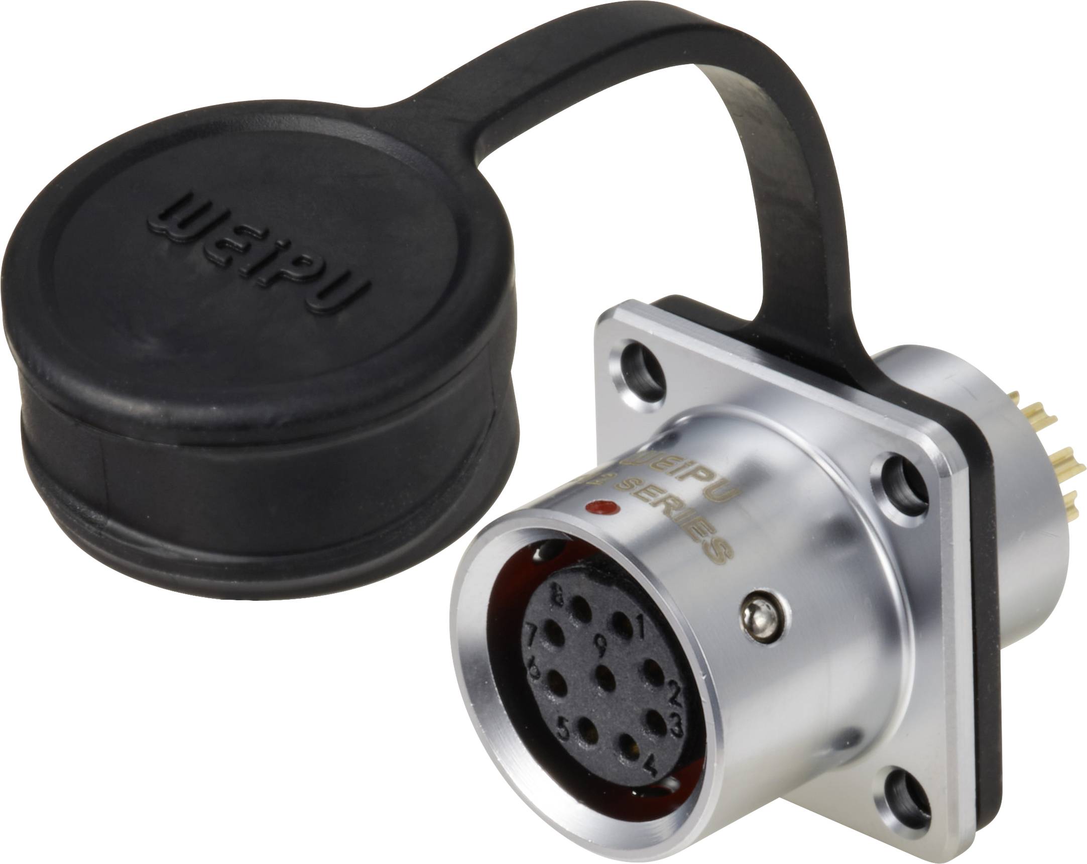 Weipu SF1213/S9 Bullet connector Connector, straight Total number of pins: 9 Series (round connectors): SF12 1 pc(s)-0