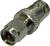 A galvanised metal plug with a ribbed central section, commonly used for cable connections.