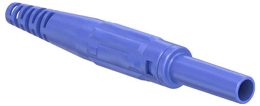 Jack socket Socket, straight Pin diameter: 4 mm Blue Stäubli XK-410 1 pc(s)-1