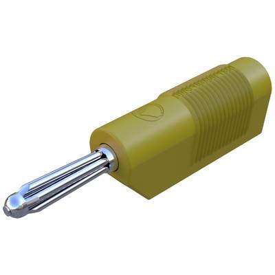 SKS Hirschmann BSB 20 K Banana plug Plug, straight Pin diameter: 4 mm Yellow 1 pc(s)