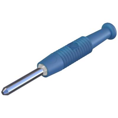 SKS Hirschmann MST 3 Mini jack plug Plug, straight Pin diameter: 2 mm Blue 1 pc(s)