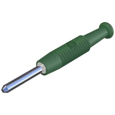 A green handle with a silver metal rod, possibly a specialist tool or device.
