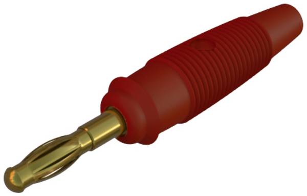 Hirschmann Test & Measurement LAS 30 Straight blade plug Plug, straight Pin diameter: 4 mm Red 1 pc(s)