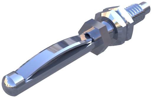 Hirschmann Test & Measurement VST 20 Jack plug Plug, vertical mount Pin diameter: 4 mm Nickel-coated 1 pc(s)