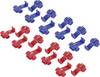 733784 Quick-Connect clip set flexible: 0.5-0.75 mm² fixed: 0.5-0.75 mm² Number of pins: 2 20 pc(s) Blue, Red