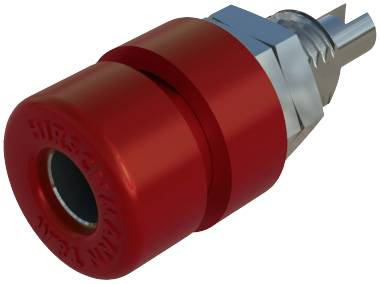 SKS Hirschmann BIL 30 Jack socket Socket, vertical vertical Pin diameter: 4 mm Red 1 pc(s)