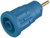 Hirschmann Test & Measurement SEP 2630 S1,9 Safety jack socket Socket, vertical vertical Pin diameter: 4 mm Blue 1 pc(s) Piece