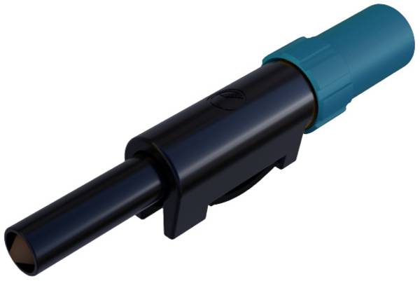 Hirschmann Test & Measurement SLS 20 B Jack plug Plug, straight Pin diameter: 4 mm Blue 1 pc(s) Piece