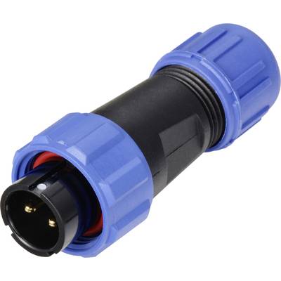 Weipu SP1310 / P 2 I Bullet connector Plug, straight Total number of pins: 2 Series (round connectors): SP13 1 pc(s)