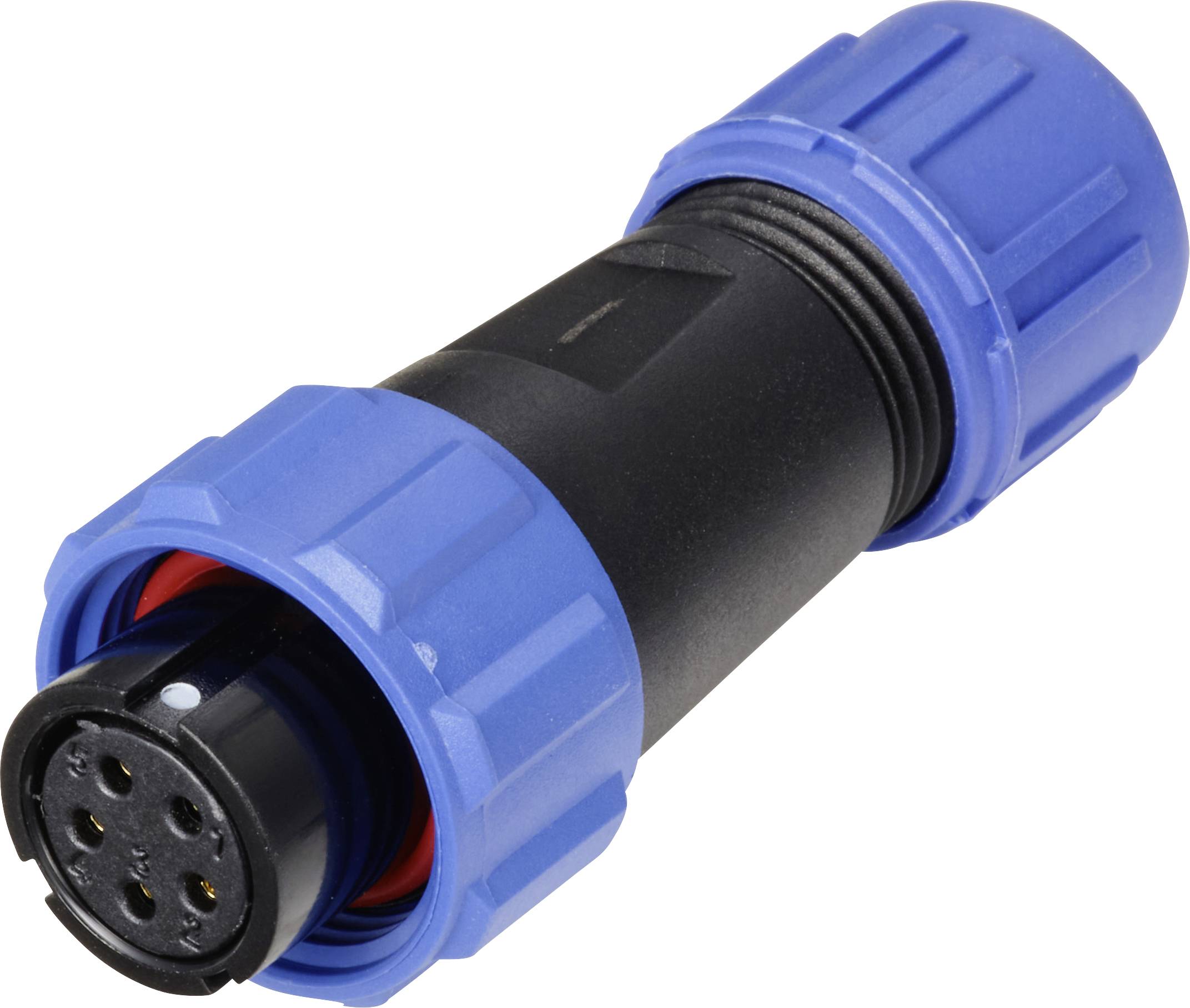 Weipu SP1310 / S 5 I Bullet connector Socket, straight Total number of pins: 5 Series (round connectors): SP13 1 pc(s)-0
