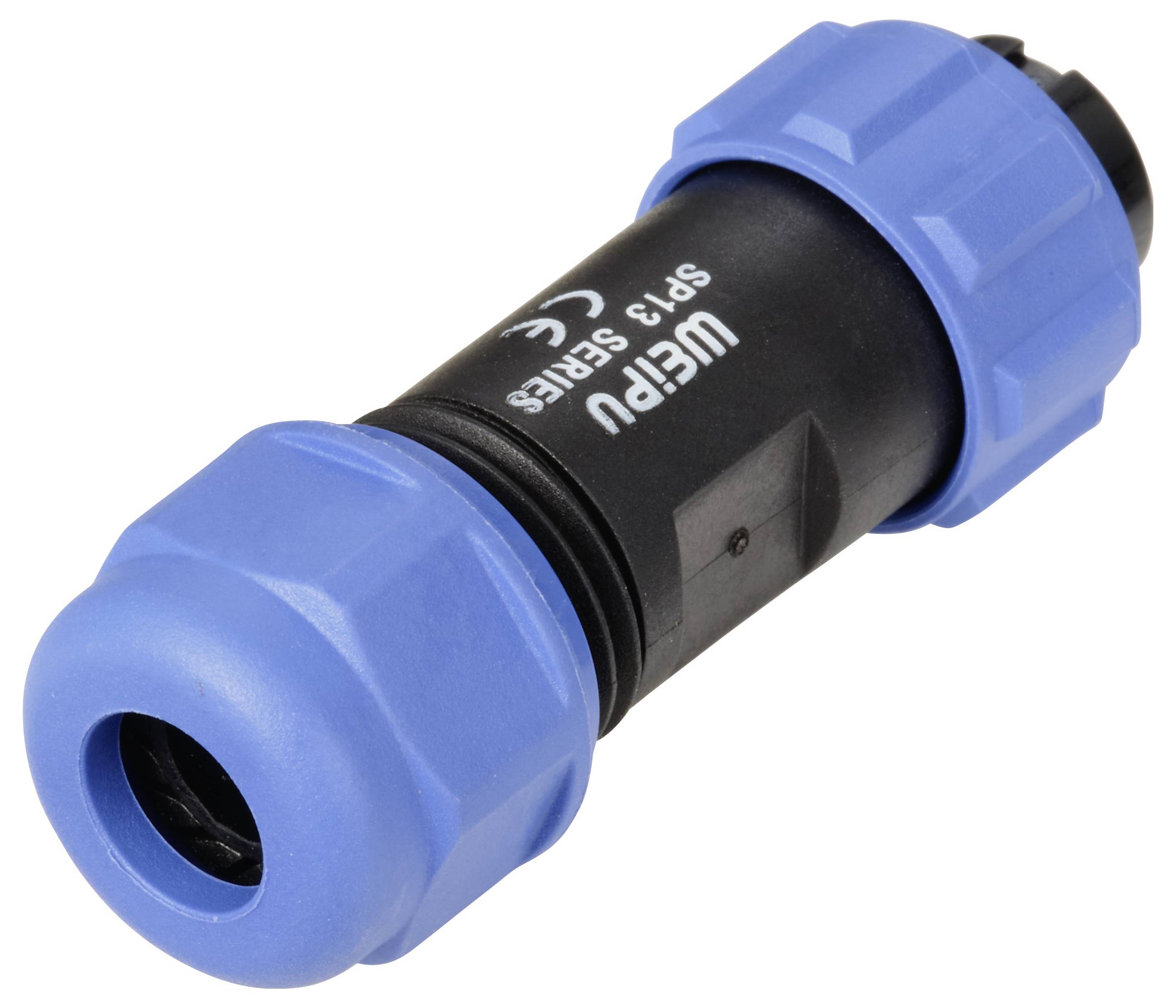 Weipu SP1310 / S 7 II Bullet connector Socket, straight Total number of pins: 7 Series (round connectors): SP13 1 pc(s)-1