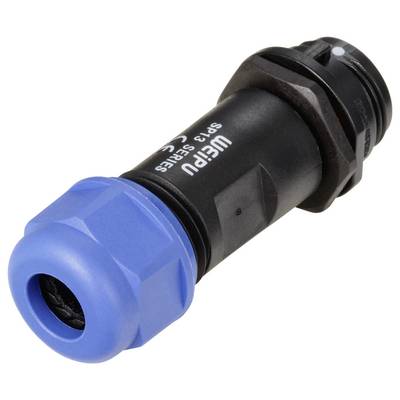 Weipu SP1311 / P 9 II Bullet connector Plug, straight Total number of pins: 9 Series (round connectors): SP13 1 pc(s)-2