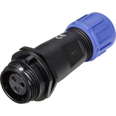 Weipu SP1311 / S 3 I Bullet connector Socket, straight Total number of pins: 3 Series (round connectors): SP13 1 pc(s)-0