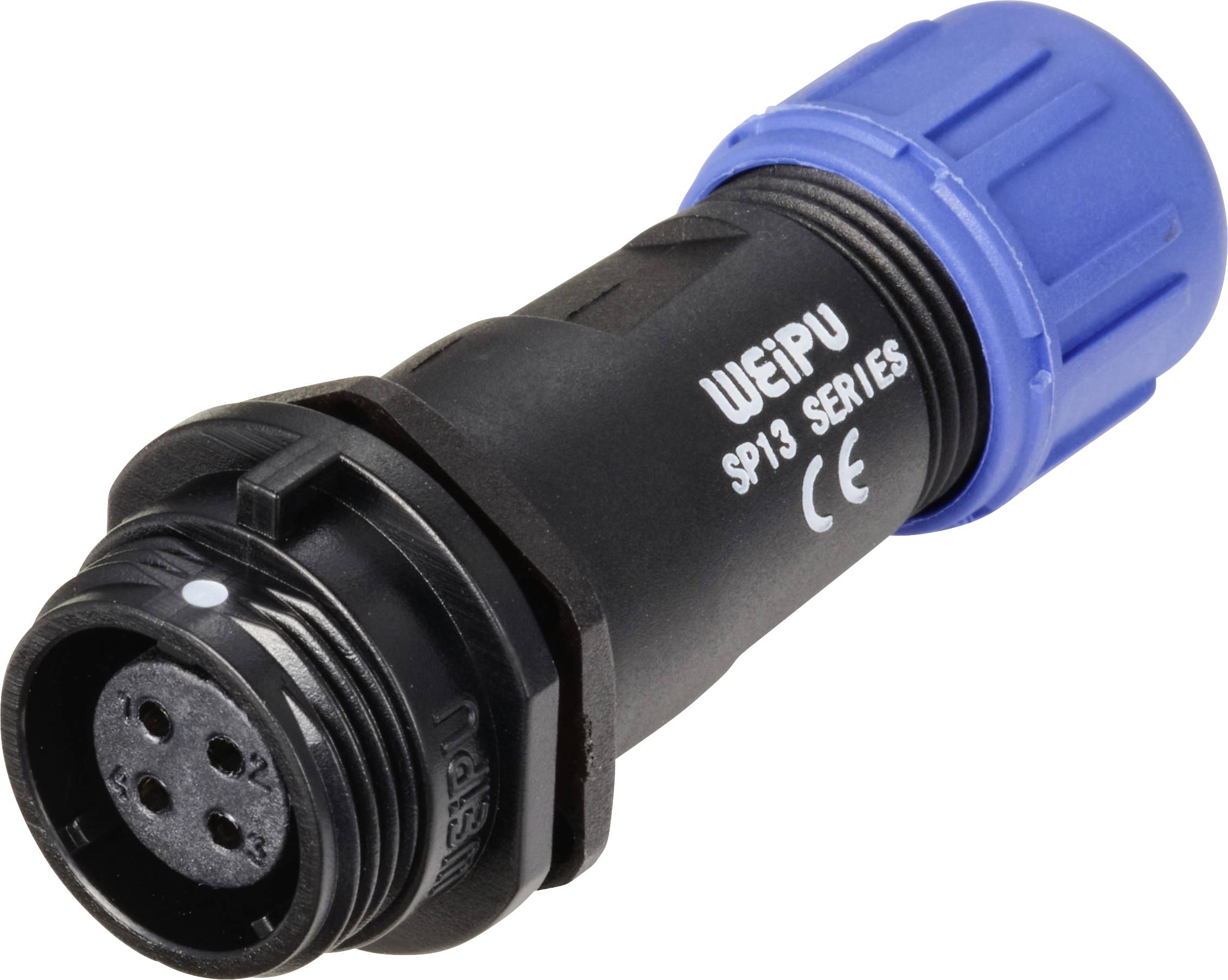 Weipu SP1311 / S 4 I Bullet connector Socket, straight Total number of pins: 4 Series (round connectors): SP13 1 pc(s)-0